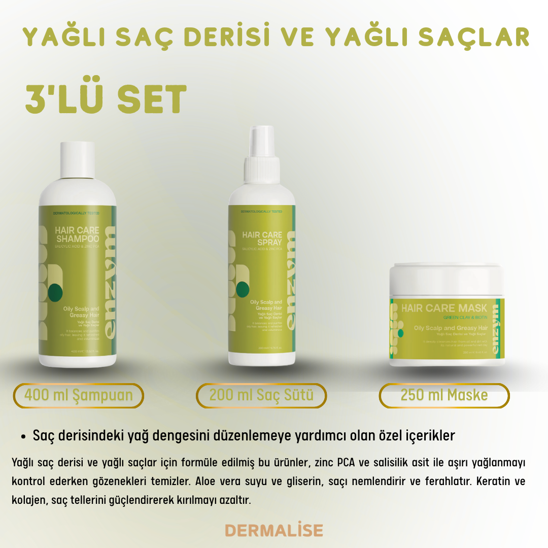 Yağlı saç derisi ve yağlı saçlar