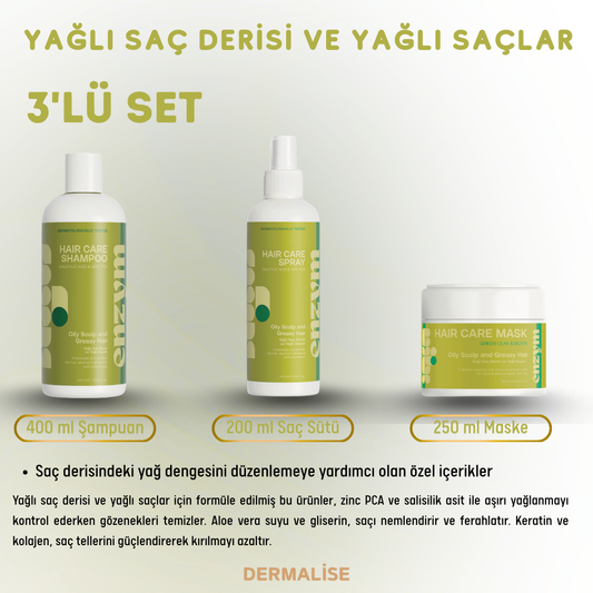 Yağlı saç derisi ve yağlı saçlar